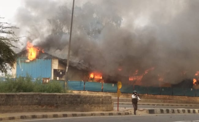Massive fire breaks out at shelter home in Delhi’s Kashmere Gate