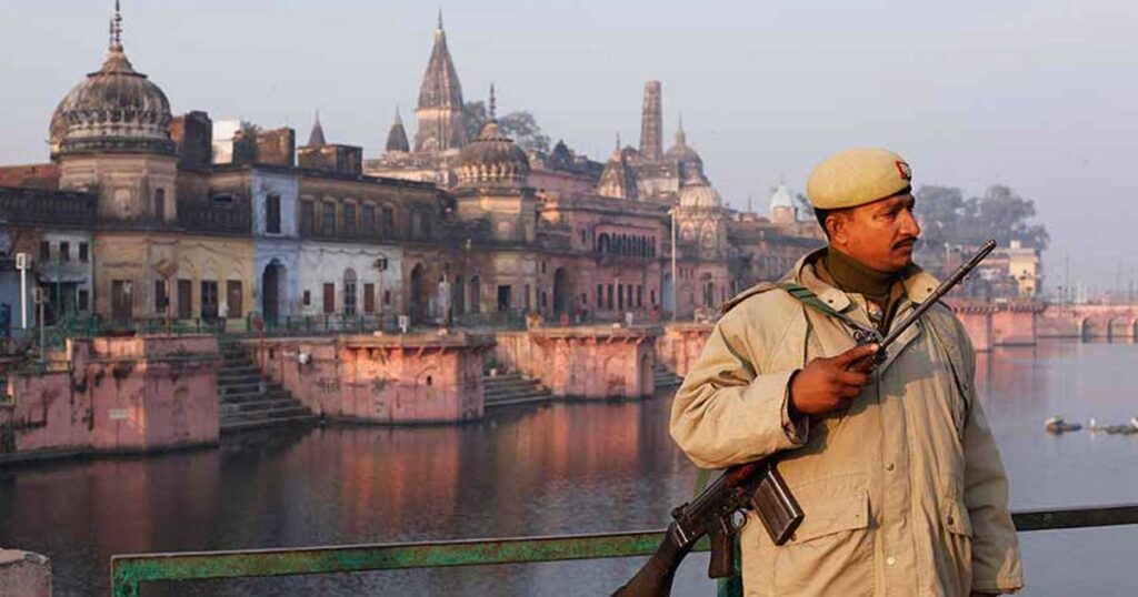 Ayodhya town on high alert