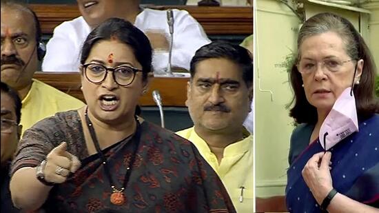 Sharp tussle between Sonia and Smriti