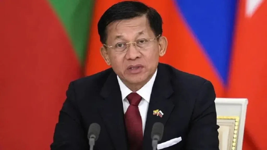 Myanmar President U Min Aung Hlaing Arrives in Bihar for 5-Day India Visit; Seeks Blessings of Lord Buddha at Bodh Gaya as Left-Wing and Pro-China Lobby Suffers Crushing Blow
